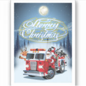 Weihnachtskarte Aufkleber (Vorderseite)