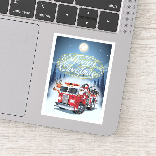 Weihnachtskarte Aufkleber (Detail)