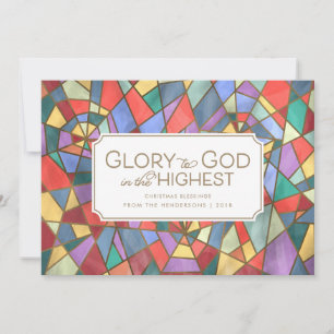 Weihnachtskarte aus dem Glas Feiertagskarte