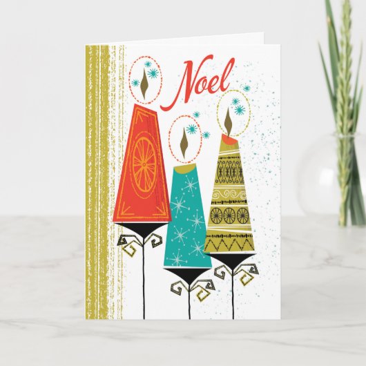 Weihnachtskarte aus dem Mittelalter Feiertagskarte (Vorderseite)