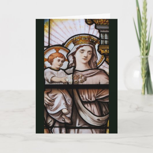 Weihnachtskarte aus Glas - Frankreich Feiertagskarte (Vorderseite)