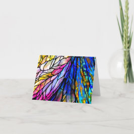 Weihnachtskarte aus Hartglas Karte