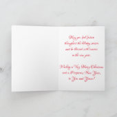 Weihnachtskarte "Barber Shop" Karte (Innenseite)