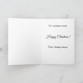 Weihnachtskarte Bauwesen - unartiger Elf! Karte (Innenseite)