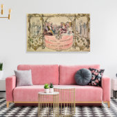 Weihnachtskarte, Beispiel der bekannten Weihnachts Leinwanddruck (Insitu (Wohnzimmer))