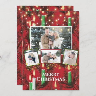 Weihnachtskarte Benutzerdefiniertes Foto Vintag Hi Feiertagskarte