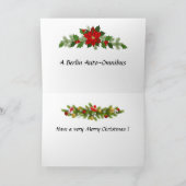 Weihnachtskarte - Berlin Auto-Omnibus Feiertagskarte (Innenseite)