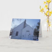 Weihnachtskarte "Bibliothek" Karte (Gelbe Blume)