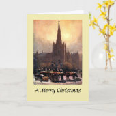 Weihnachtskarte - Birmingham Karte (Gelbe Blume)