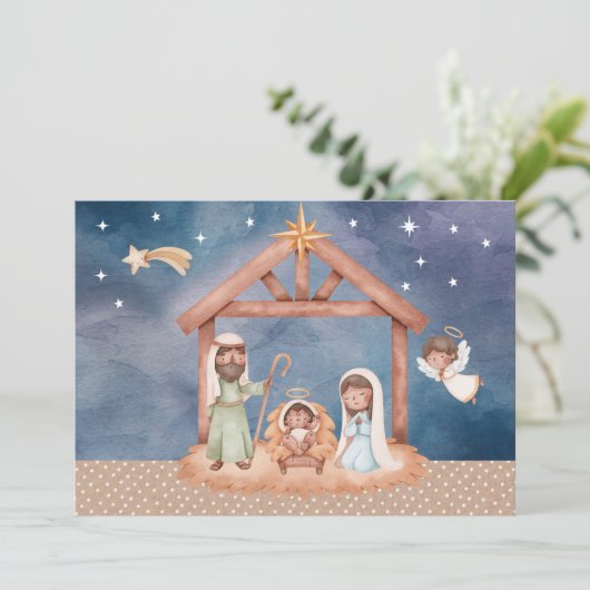 Weihnachtskarte BLK Einladung (Stehend Vorderseite)