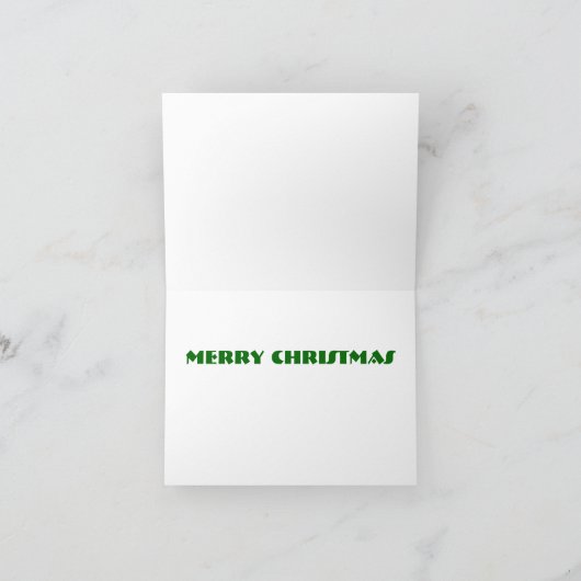 Weihnachtskarte Blume Feiertagskarte (Innenseite)