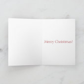 Weihnachtskarte - Blume und Beeren Feiertagskarte (Innenseite)
