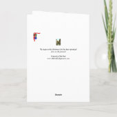 Weihnachtskarte - Bristol Karte (Rückseite)