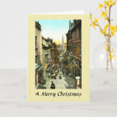 Weihnachtskarte - Bristol Karte (Gelbe Blume)