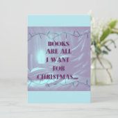 Weihnachtskarte: Buch zu Weihnachten (Stehend Vorderseite)
