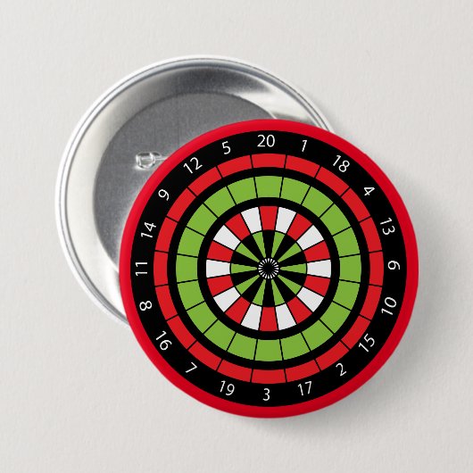 Weihnachtskarte Button (Vorne & Hinten)
