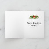 Weihnachtskarte - Button-up Girl Karte (Innenseite)