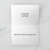 Weihnachtskarte - Cambridge, Markttag Feiertagskarte (Innenseite)