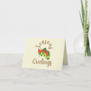 Weihnachtskarte : Candy Canes Feiertagskarte
