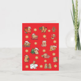 Weihnachtskarte, Carte de Noël, Frohe Weihnachten Karte
