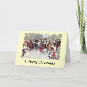 Weihnachtskarte - Champs-Élysées, Paris Feiertagskarte