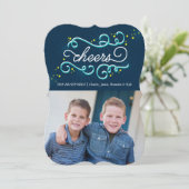 Weihnachtskarte "Cheliday"Weihnachtskarte Feiertagskarte (Stehend Vorderseite)