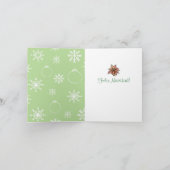 Weihnachtskarte, Chihuahua Mix Feiertagskarte (Innenseite)