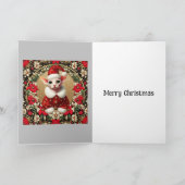 Weihnachtskarte Chihuahua Santa Karte (Innenseite)
