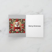 Weihnachtskarte Chihuahua Santa Karte (Innenseite)