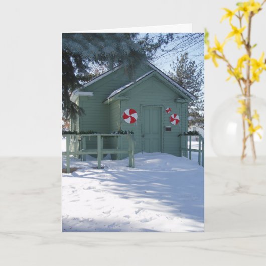 Weihnachtskarte "Confectionary" Karte (Gelbe Blume)