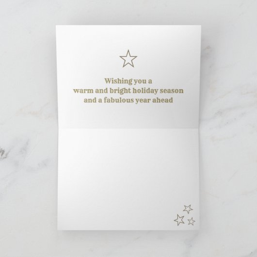 Weihnachtskarte "Cowboy" Feiertagskarte (Innenseite)