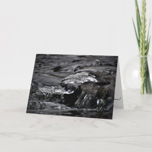 Weihnachtskarte "Crystal Cave" Karte (Vorderseite)