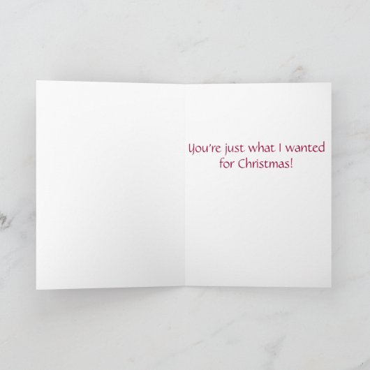 Weihnachtskarte Dackel Feiertagskarte (Innenseite)