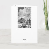 Weihnachtskarte Dankeskarte (Rückseite)