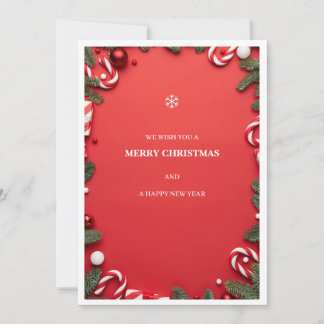 Weihnachtskarte Dankeskarte