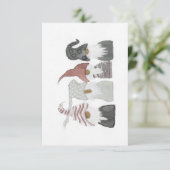 Weihnachtskarte Dankeskarte (Stehend Vorderseite)