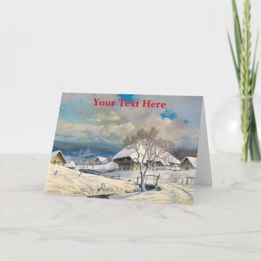 Weihnachtskarte Dankeskarte (Vorderseite)