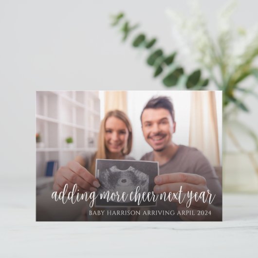 Weihnachtskarte Dankeskarte (Stehend Vorderseite)