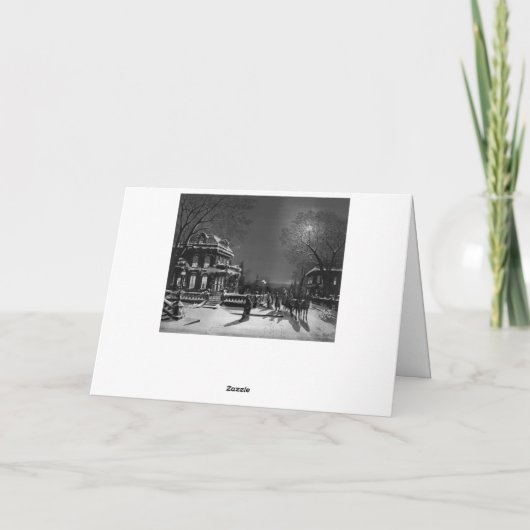 Weihnachtskarte Dankeskarte (Rückseite)