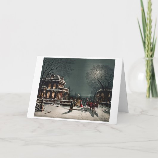 Weihnachtskarte Dankeskarte (Vorderseite)