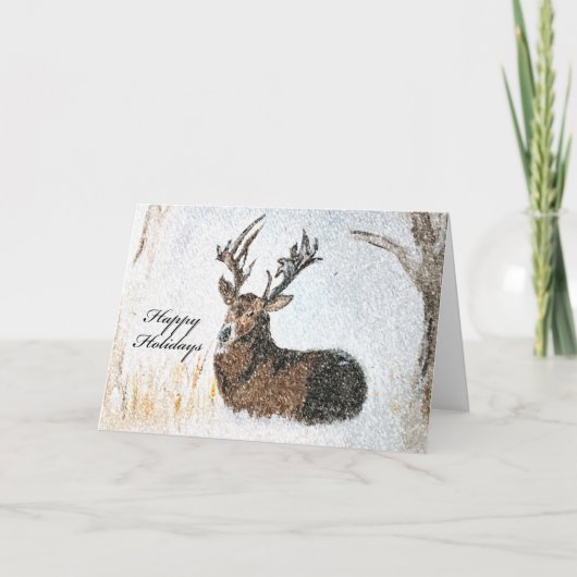 Weihnachtskarte Dankeskarte (Vorderseite)