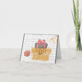 Weihnachtskarte Dankeskarte