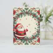 Weihnachtskarte Dankeskarte (Stehend Vorderseite)