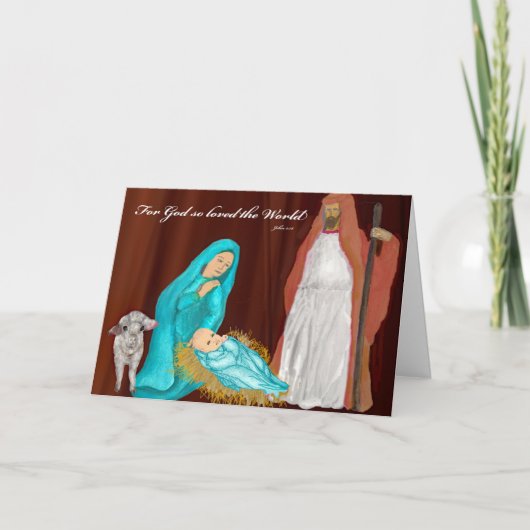 Weihnachtskarte Dankeskarte (Vorderseite)