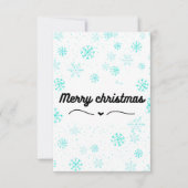 Weihnachtskarte Dankeskarte (Vorderseite)