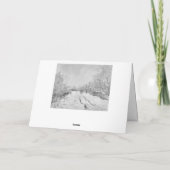 Weihnachtskarte Dankeskarte (Rückseite)