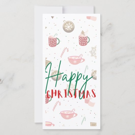 Weihnachtskarte Dankeskarte (Vorderseite)