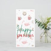 Weihnachtskarte Dankeskarte (Stehend Vorderseite)