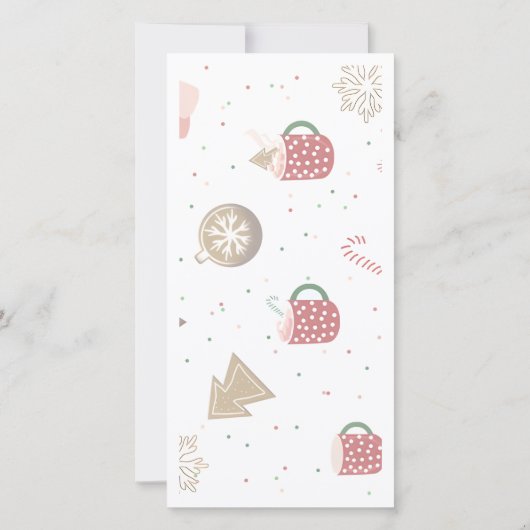 Weihnachtskarte Dankeskarte (Rückseite)