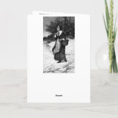 Weihnachtskarte Dankeskarte (Rückseite)